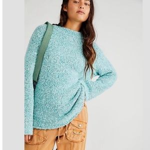 Free People BFF Cocoon Solid Crew Sweater